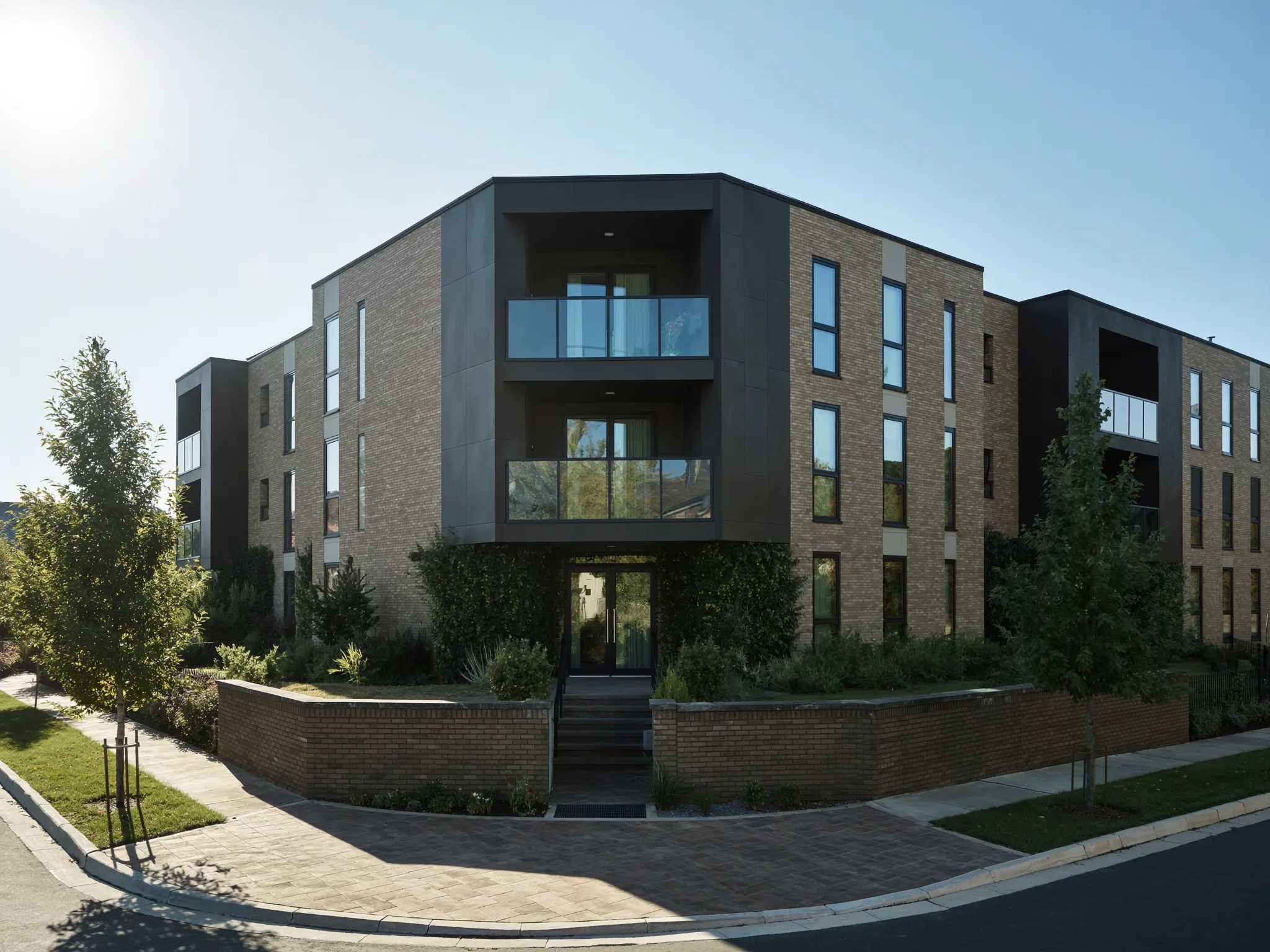 The Fairfield: newly completed three-storey 12-unit apartment building